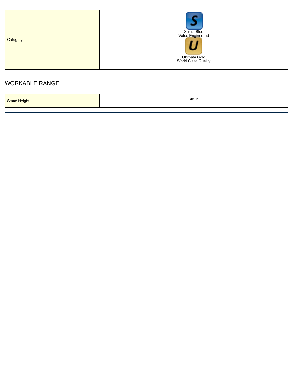 Workable range | ASG Jergens 65010 Linear Torque Arm User Manual | Page 2 / 2