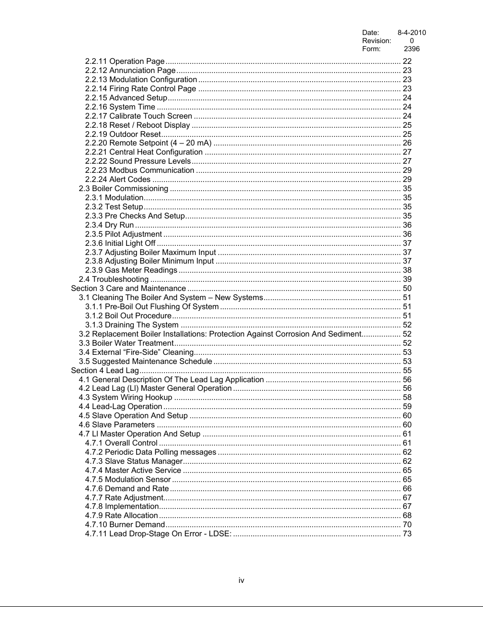 Bryan Boilers Triple-Flex High Efficiency Boilers & 300 User Manual | Page 4 / 81