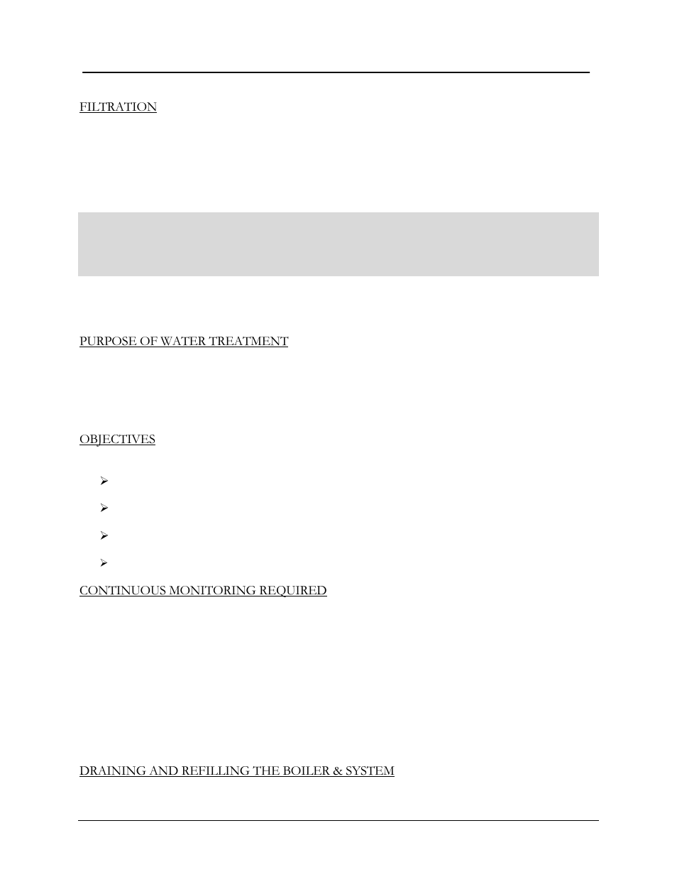 5 boiler water treatment, Caution | Bryan Boilers Boiler Feed System AH-FS151250D User Manual | Page 15 / 17