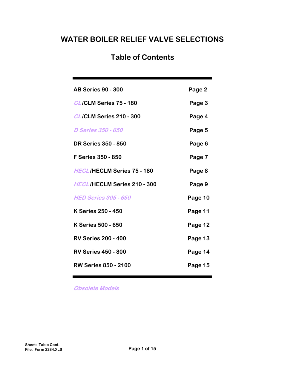 Bryan Boilers Water Boiler User Manual | 15 pages