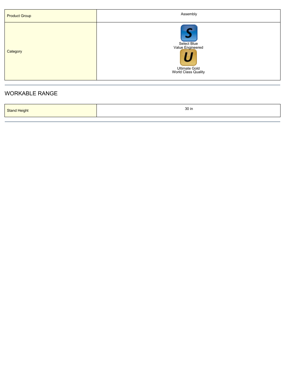 Workable range | ASG Jergens 65060 Pneumatically-Assisted Articulating Torque Arm User Manual | Page 2 / 2