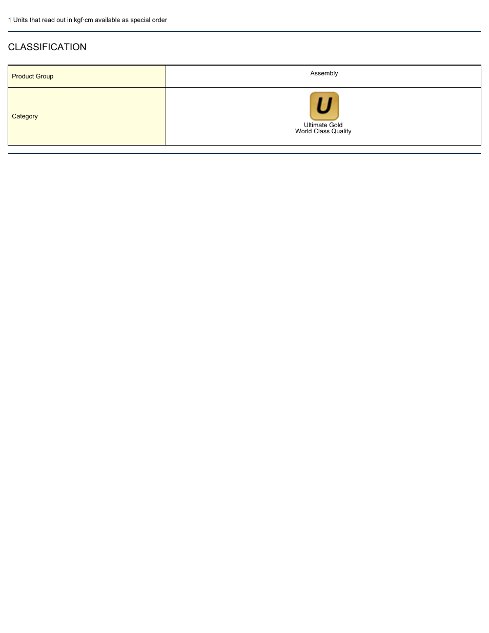 Classification | ASG Jergens 64011 HP-10 User Manual | Page 2 / 2