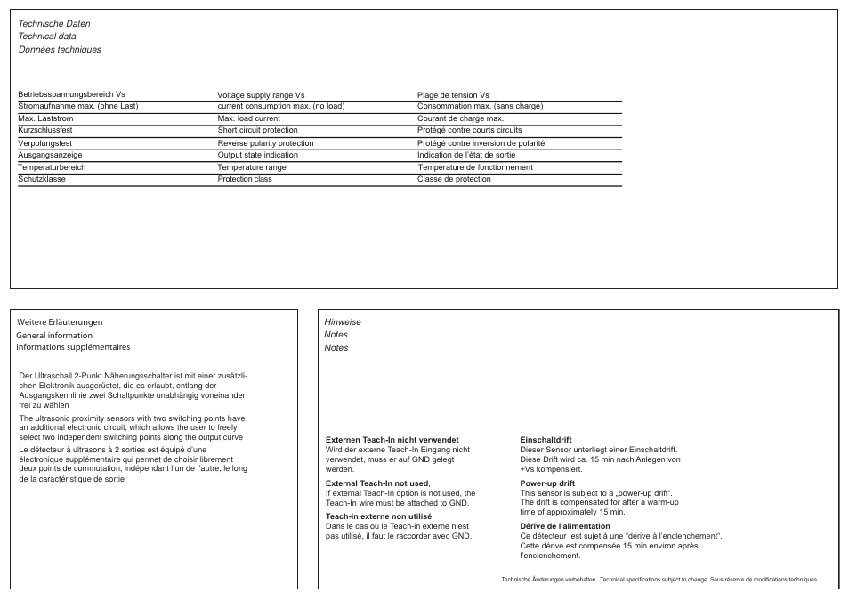 Baumer UZAM 70P8131/S14C User Manual | Page 2 / 3