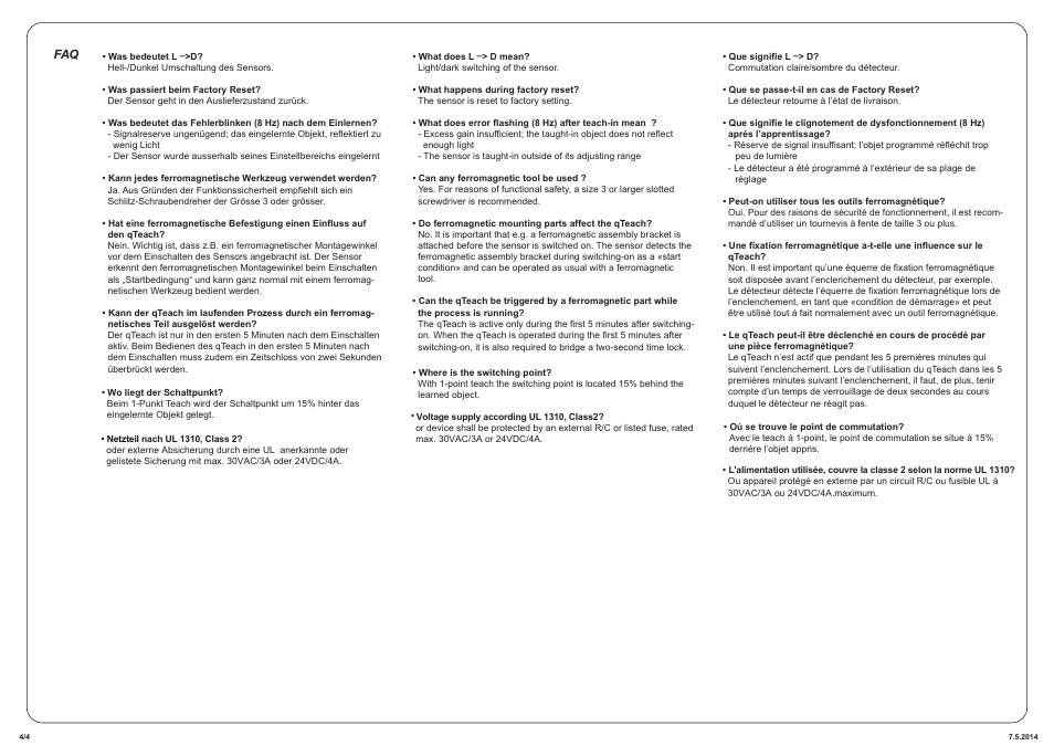 Baumer O500.GR-GW1T.72CU User Manual | Page 4 / 4