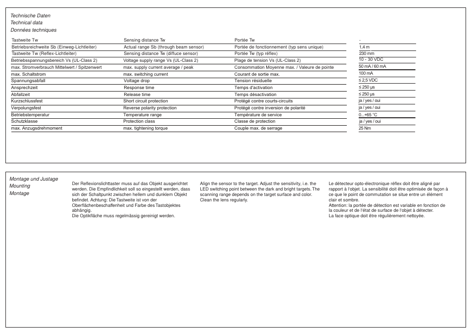 Baumer FZAM 30P5004 User Manual | Page 2 / 2