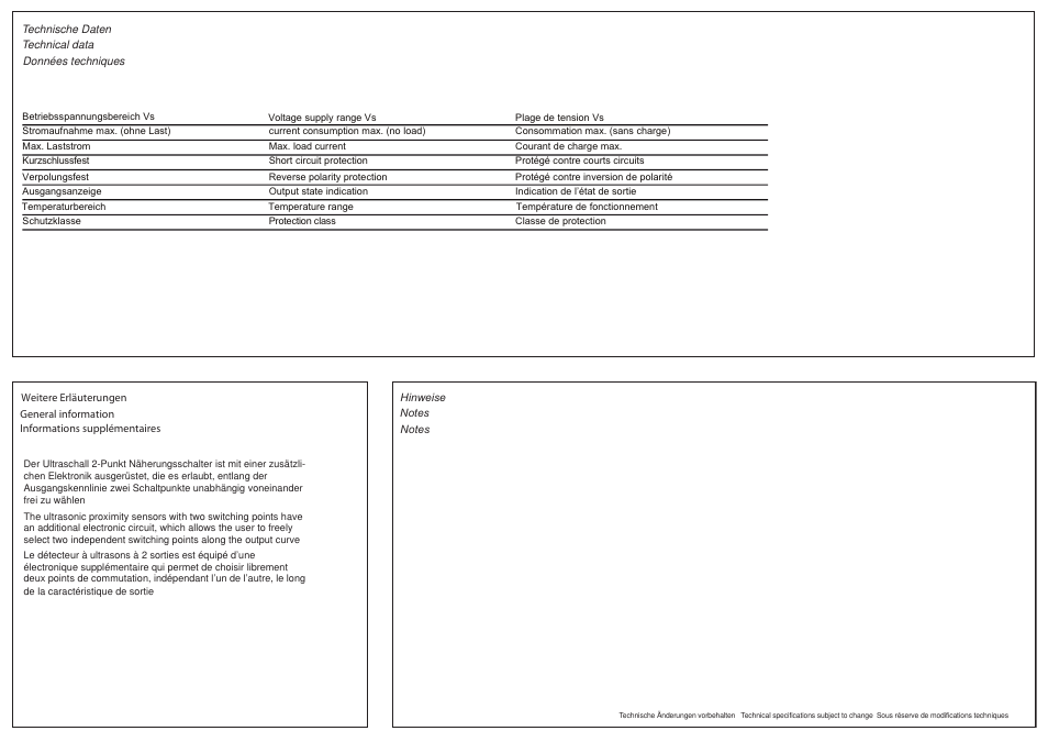 Baumer UZAM 50N6121/S14 User Manual | Page 2 / 2