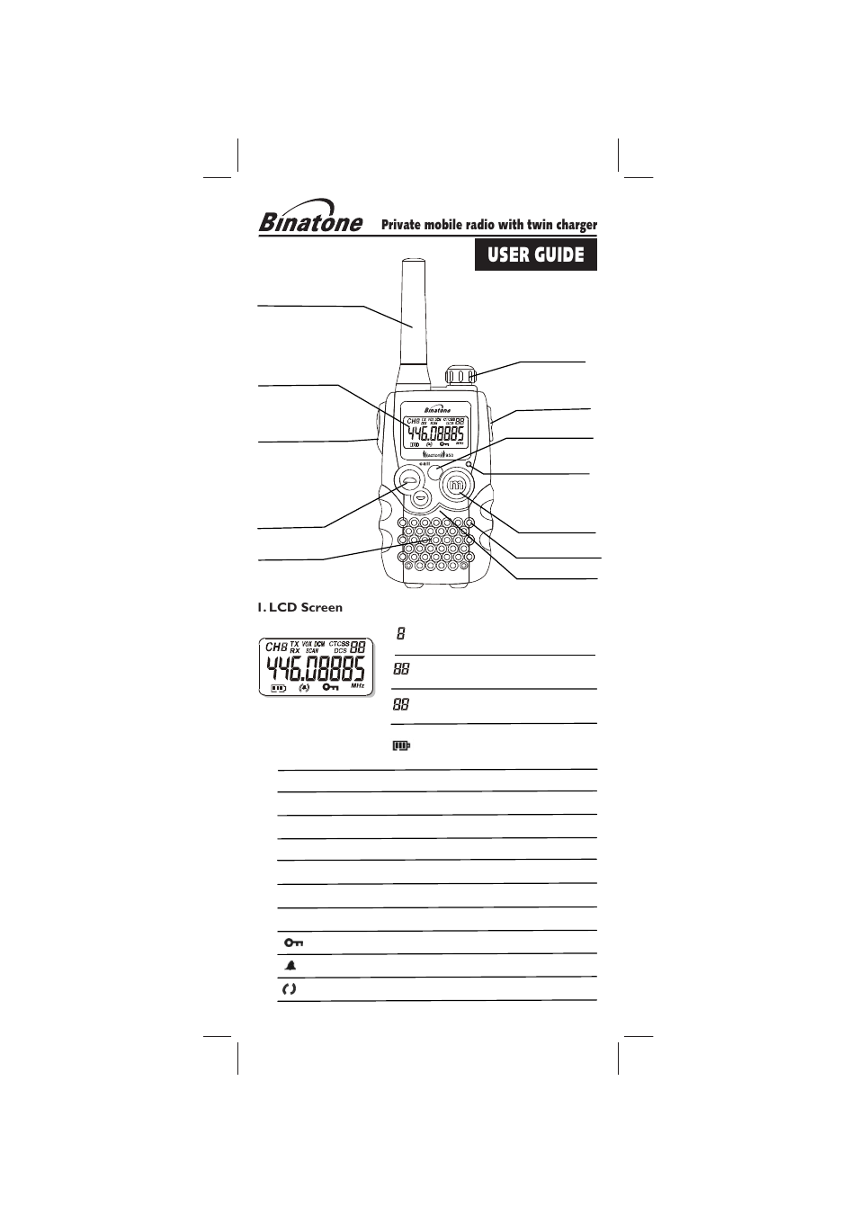 Binatone ACTION 950 User Manual | 10 pages