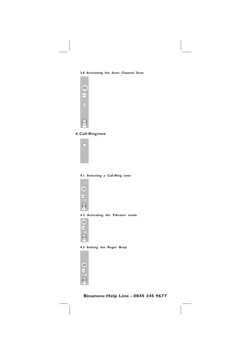 Binatone ACTION 950 User Manual | Page 6 / 10