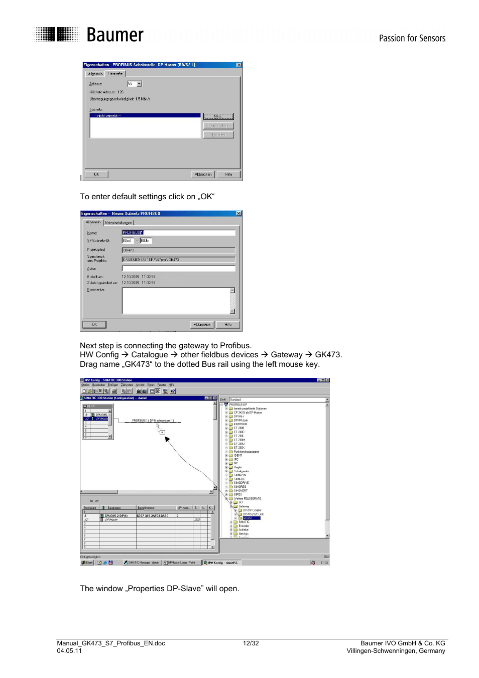 Baumer GK473 User Manual | Page 12 / 32