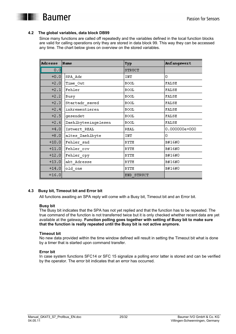 Baumer GK473 User Manual | Page 25 / 32