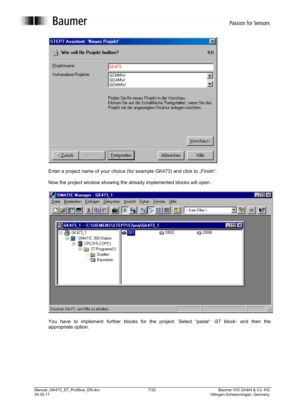 Baumer GK473 User Manual | Page 7 / 32