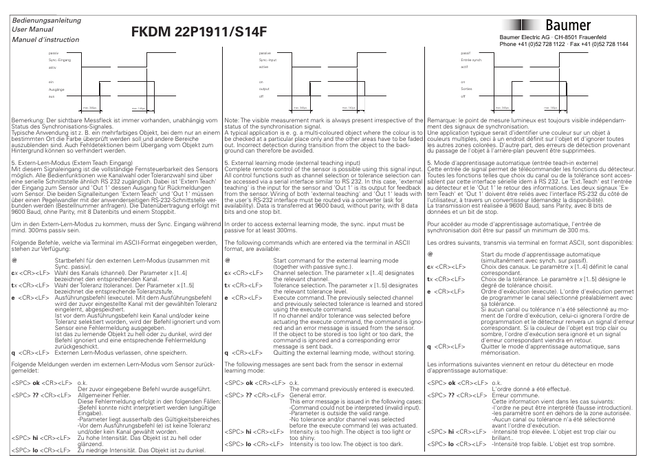 Baumer FKDM 22P1911/S14F User Manual | Page 4 / 4
