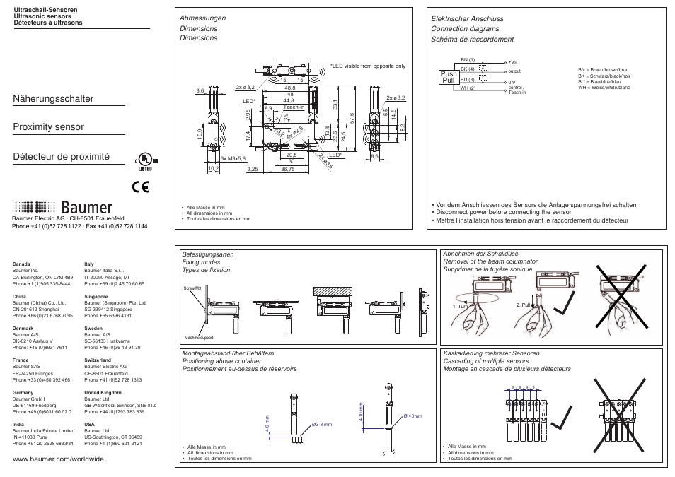 Baumer UNDK 09G8914/D1 User Manual | 3 pages