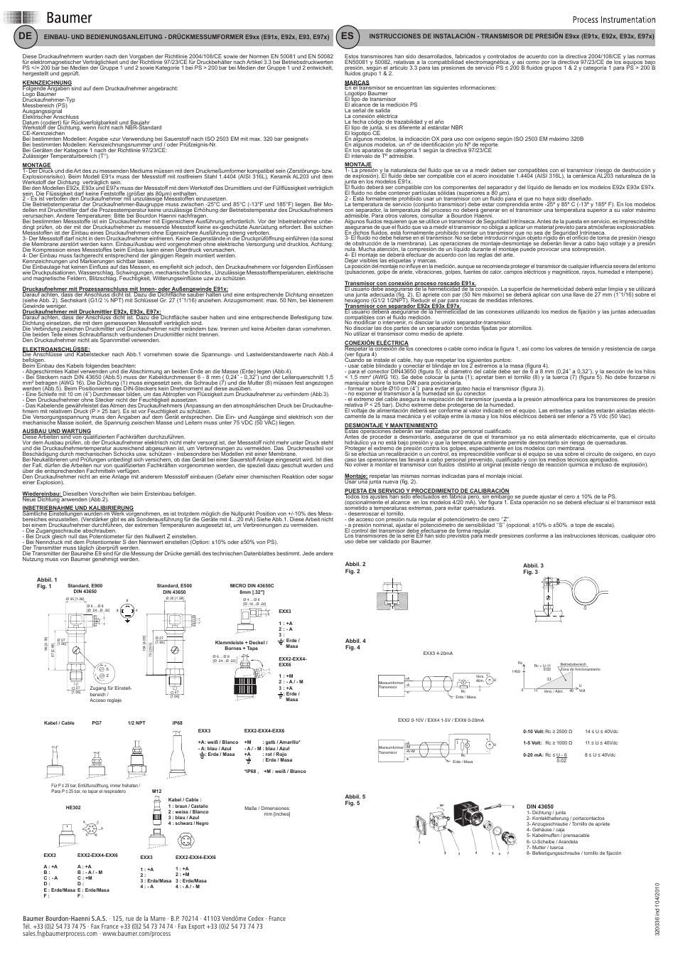 Baumer E9xx User Manual | Page 2 / 2