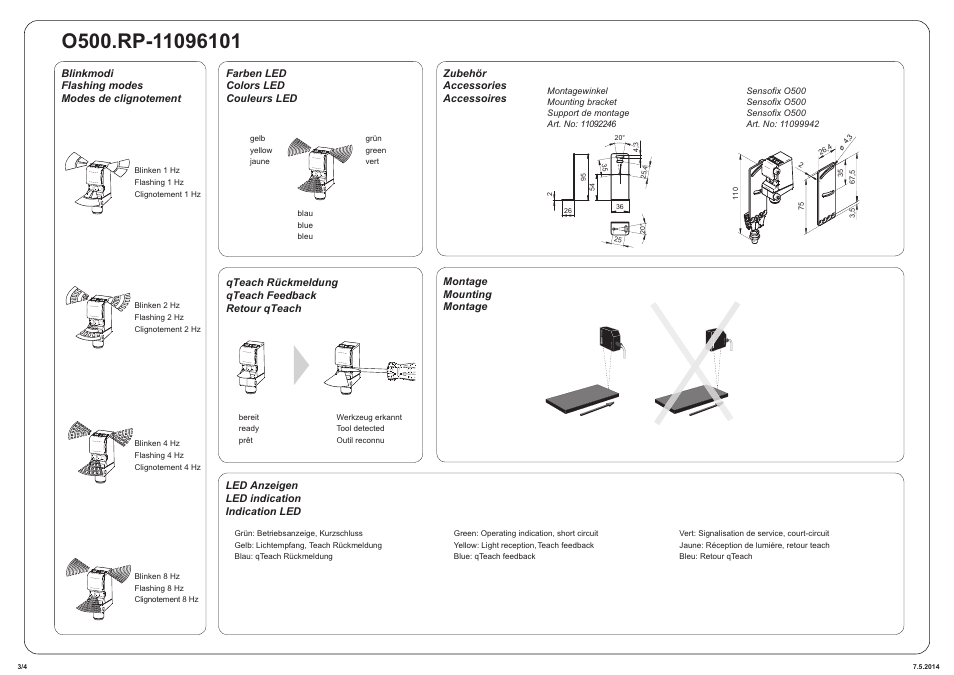 Baumer O500.RP-NV1T.72CU User Manual | Page 3 / 4