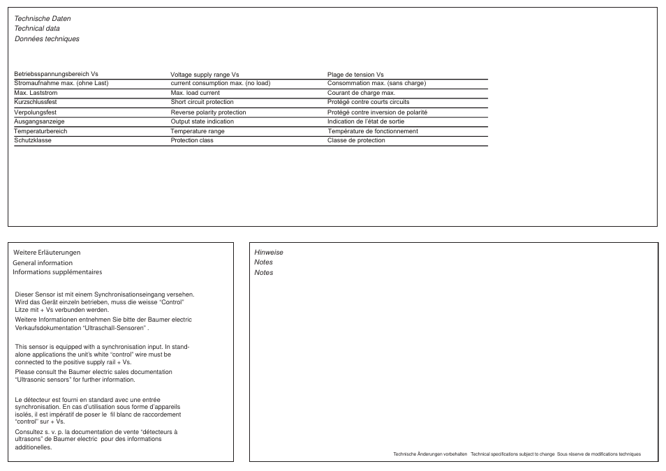 Baumer UNAM 50N1721 User Manual | Page 2 / 2