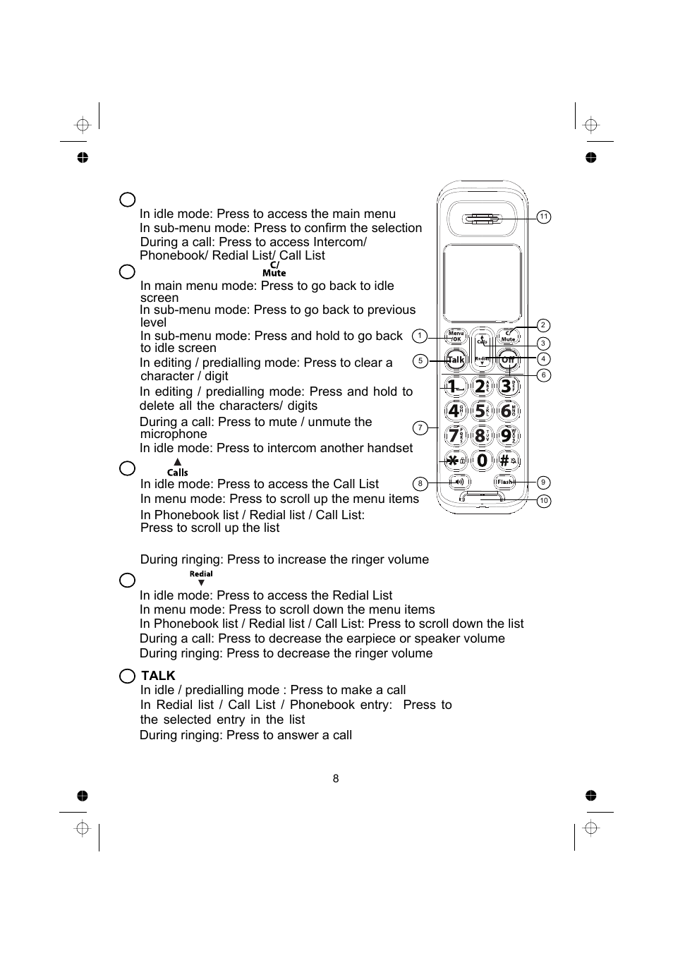 Binatone SPEAKEASY COMBO 2005 TRIPLE User Manual | Page 10 / 36