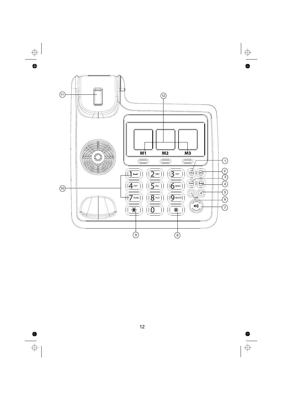 4 corded base station, During a call: mode | Binatone SPEAKEASY COMBO 2005 TRIPLE User Manual | Page 14 / 36