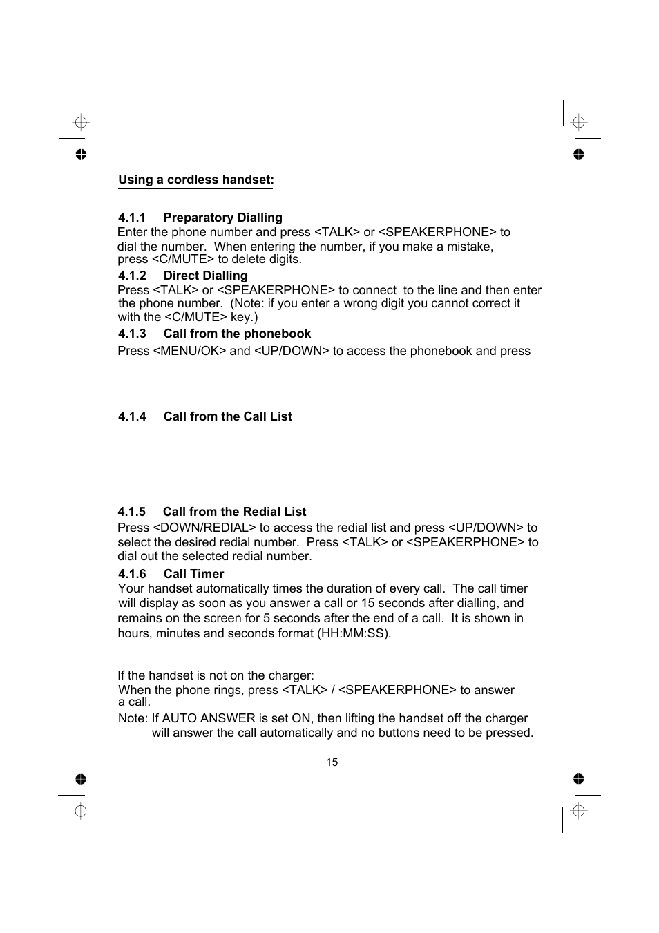 Binatone SPEAKEASY COMBO 2005 TRIPLE User Manual | Page 17 / 36