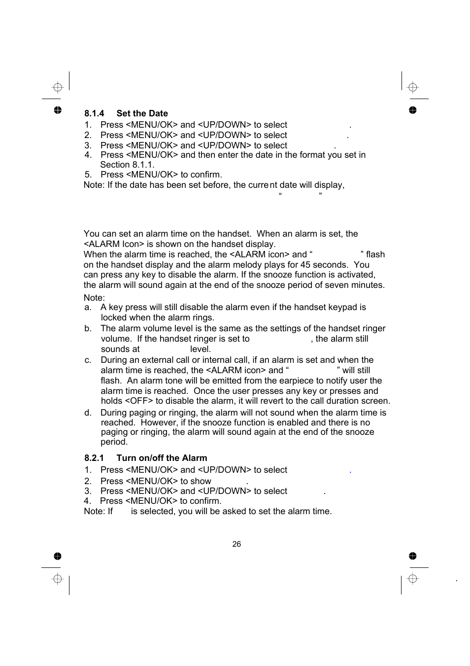 Binatone SPEAKEASY COMBO 2005 TRIPLE User Manual | Page 28 / 36