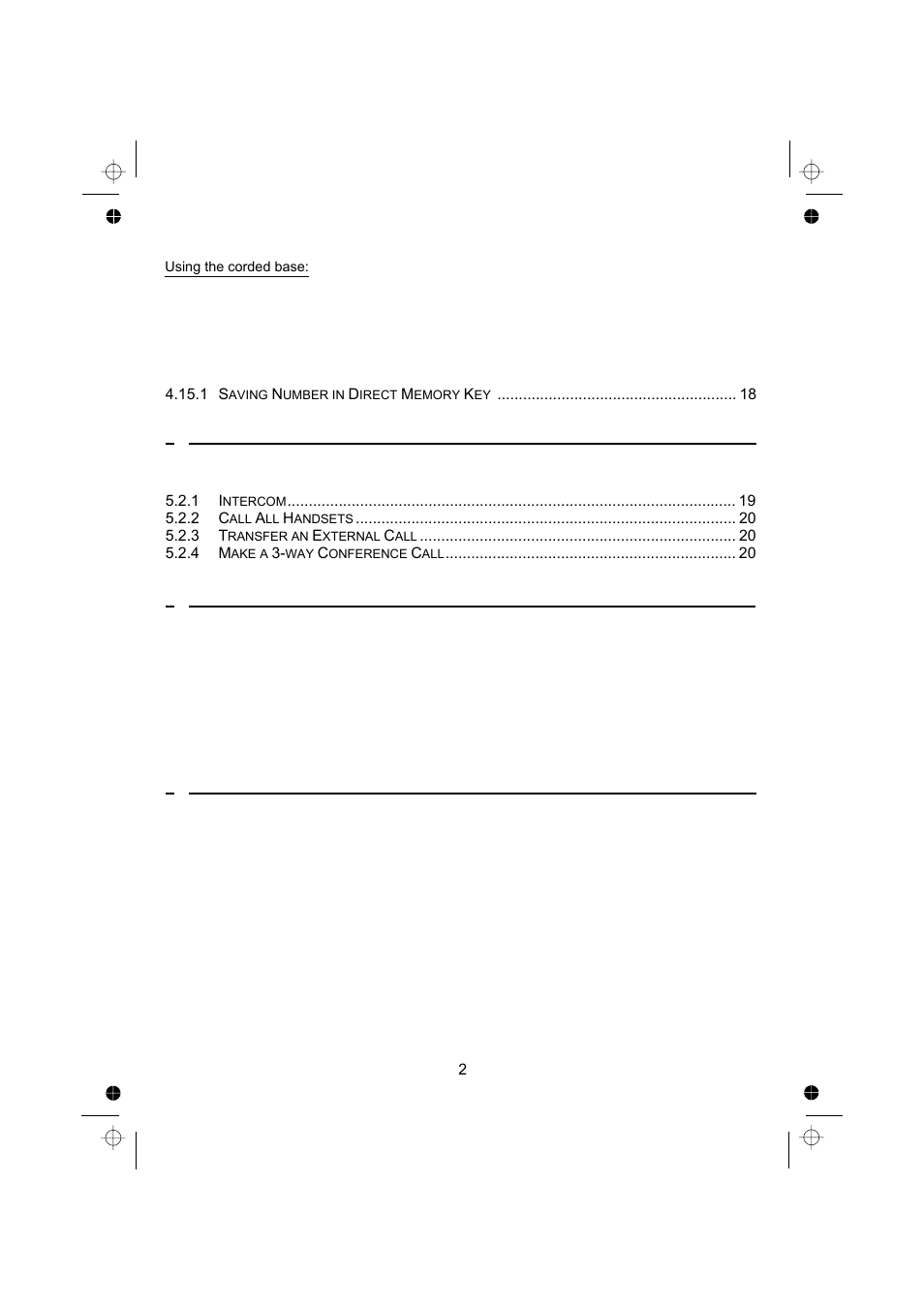 Handset speakerphone | Binatone SPEAKEASY COMBO 2005 TRIPLE User Manual | Page 4 / 36