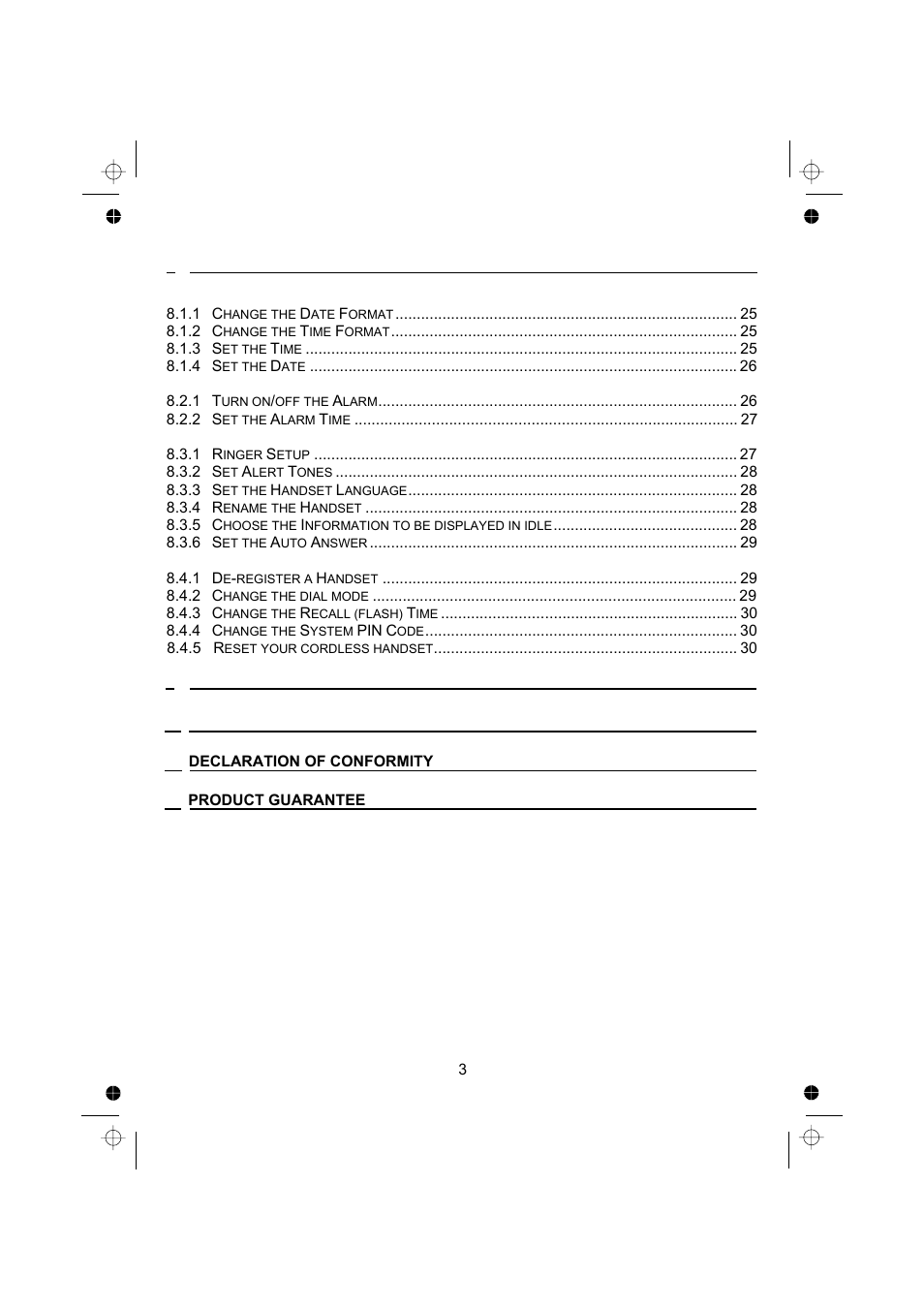 Binatone SPEAKEASY COMBO 2005 TRIPLE User Manual | Page 5 / 36