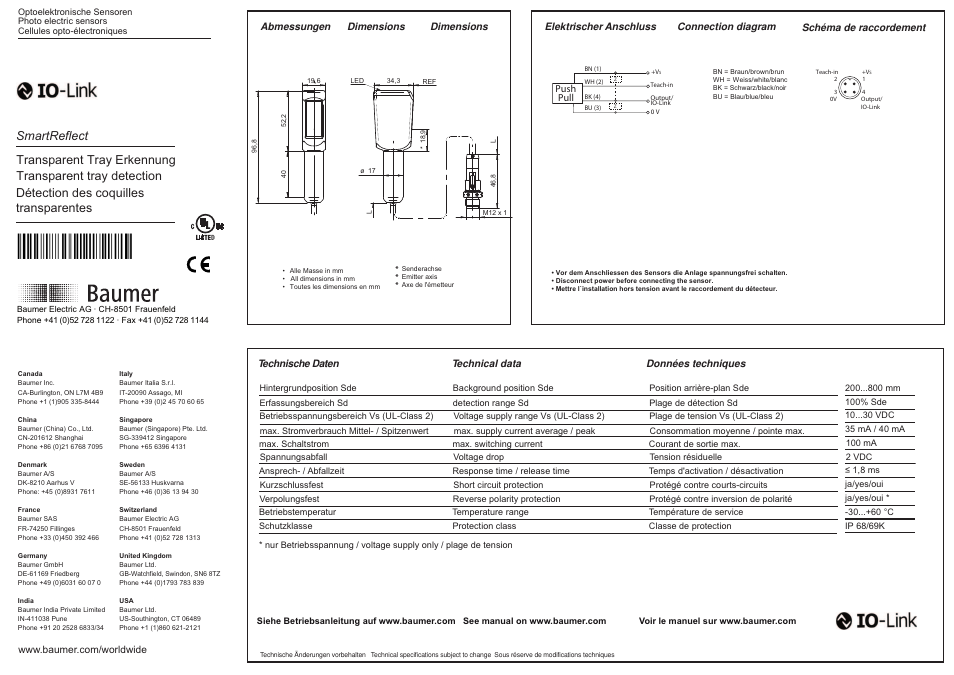Baumer FNDH 14G6902/KS34A/IO User Manual | 3 pages