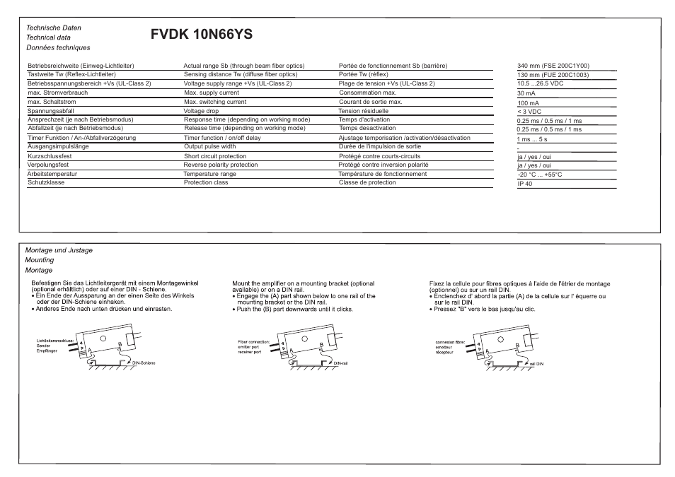 Fvdk 10n66ys | Baumer FVDK 10N66YS User Manual | Page 2 / 8