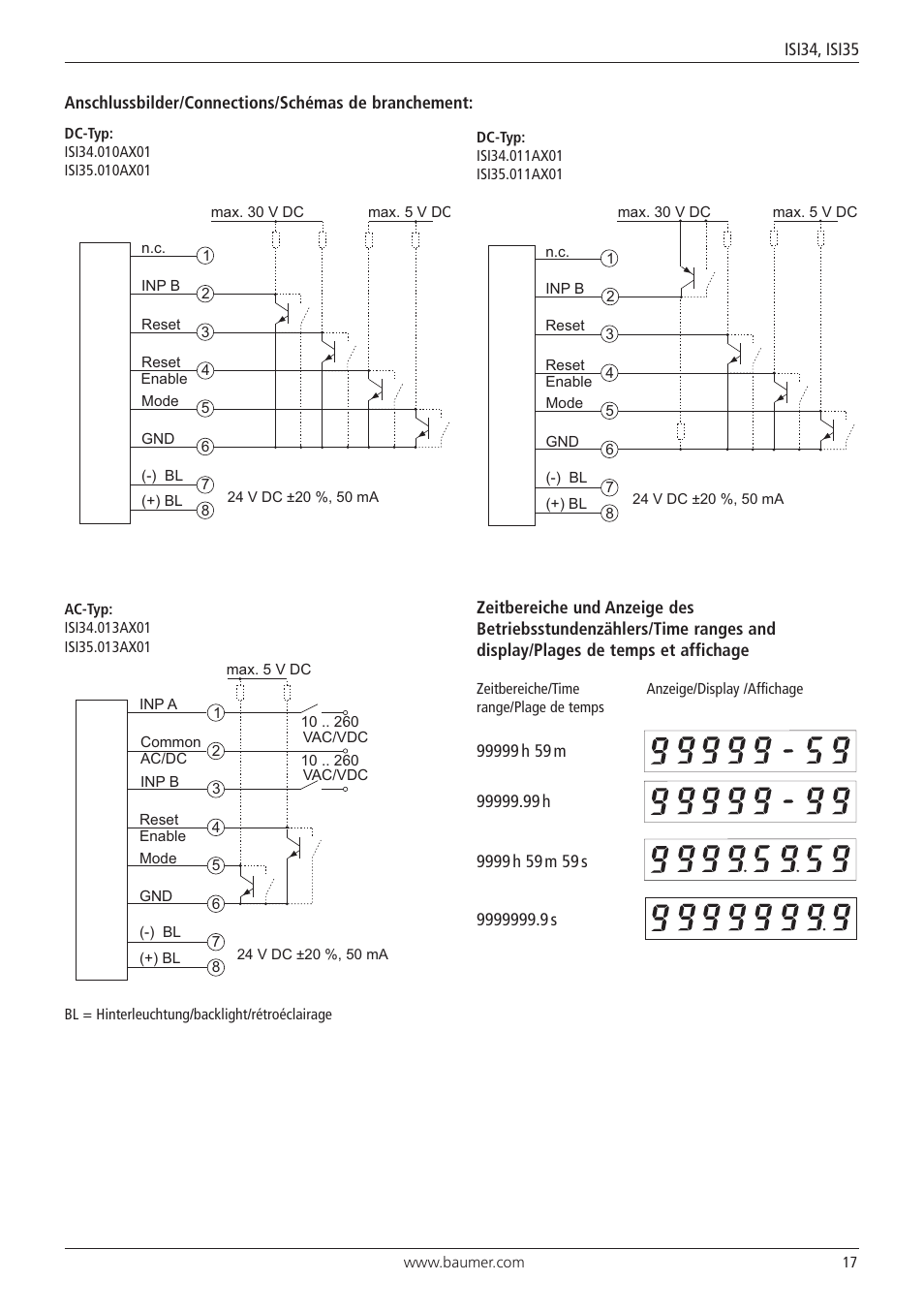 Baumer ISI35 User Manual | Page 17 / 20