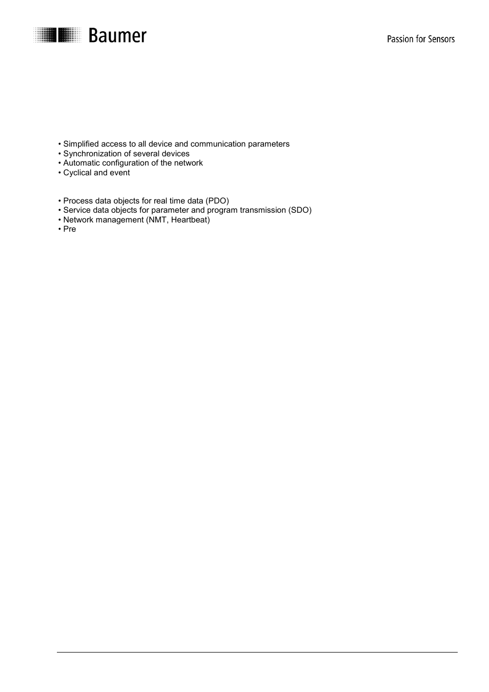 Canopen | Baumer G0-GB-GXP5W/S/H-GXU5W/S User Manual | Page 6 / 48
