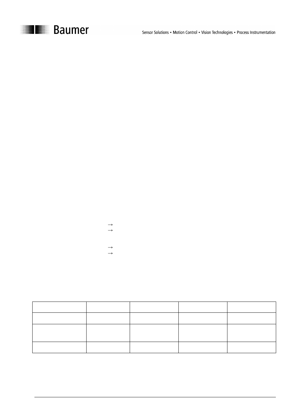 6 commands explained in detail | Baumer BA Series09 US RS232 User Manual | Page 8 / 11