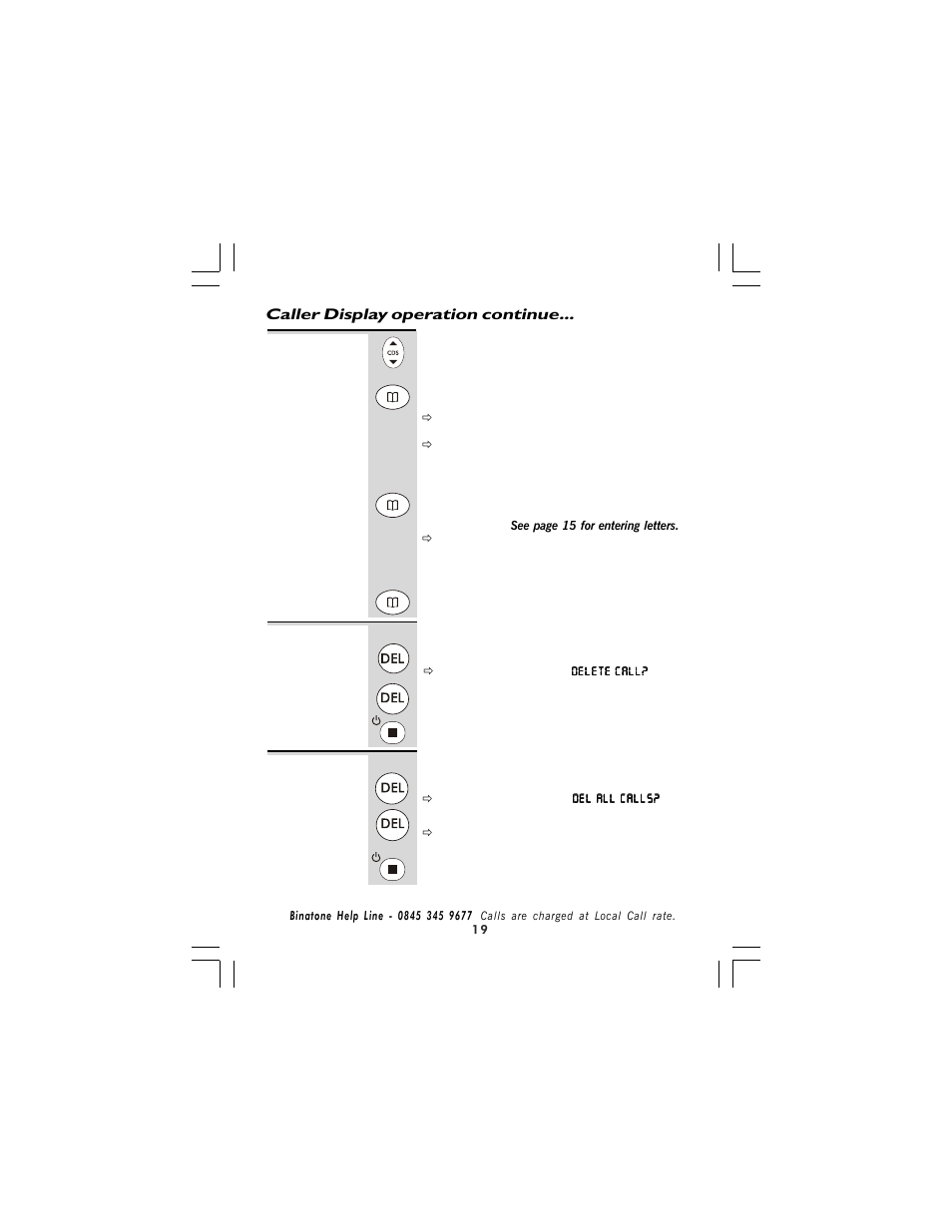 Binatone 710 User Manual | Page 19 / 32