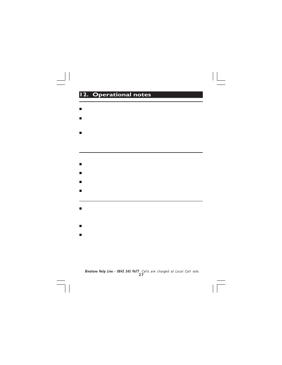 Binatone 710 User Manual | Page 27 / 32