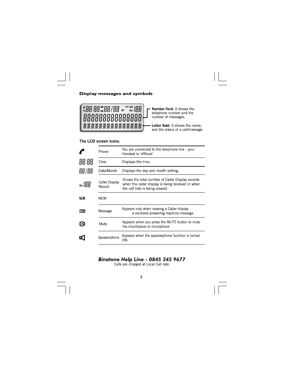 Binatone 710 User Manual | Page 3 / 32