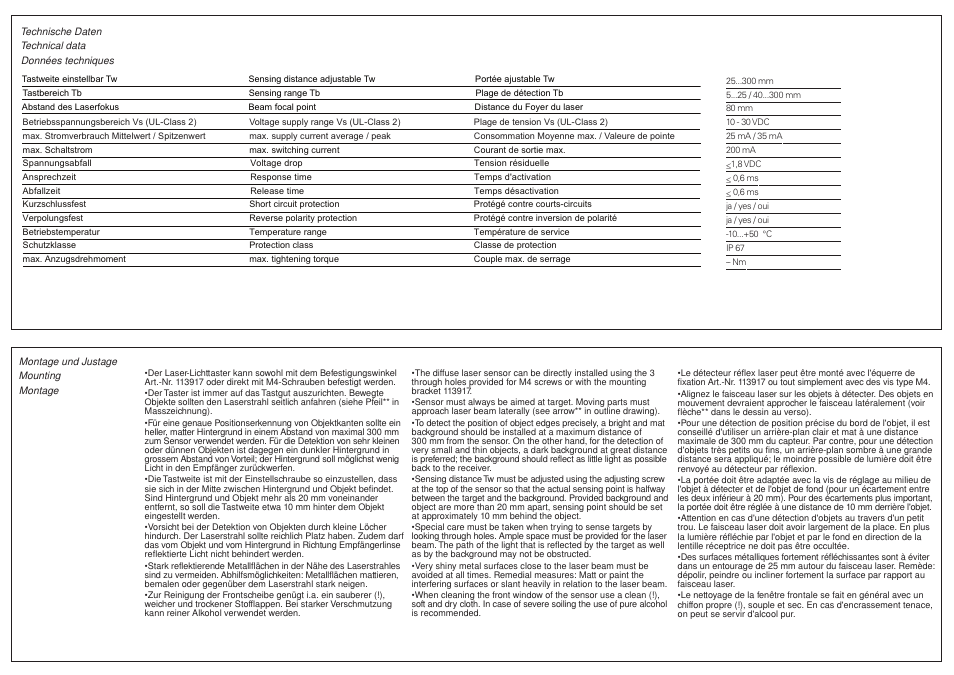 Baumer OHDM 16N5001/S14 User Manual | Page 2 / 2