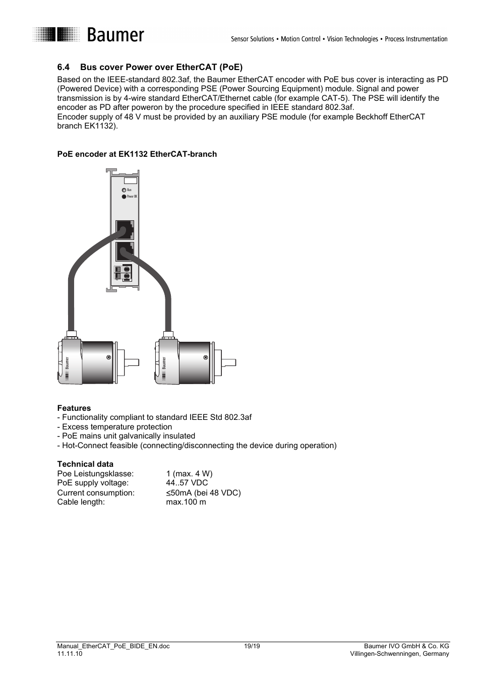 Baumer GB-GXxxx User Manual | Page 19 / 19