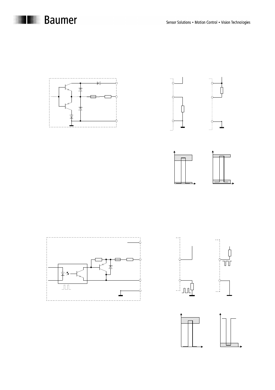 4 output connection | Baumer BA Scatec10 15 User Manual | Page 34 / 44