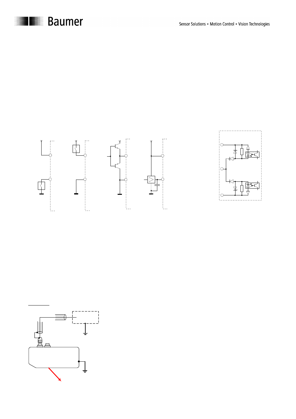 5 synchronization input, 6 wiring instructions | Baumer BA Scatec10 15 User Manual | Page 35 / 44