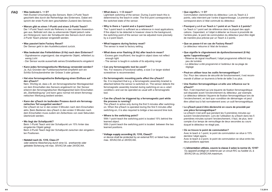 Baumer O300.GR-GW1T.72CU User Manual | Page 4 / 4