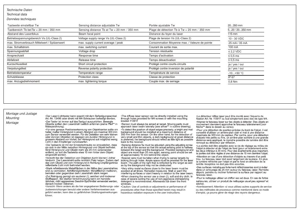 Baumer OHDK 14N5101 User Manual | Page 2 / 2