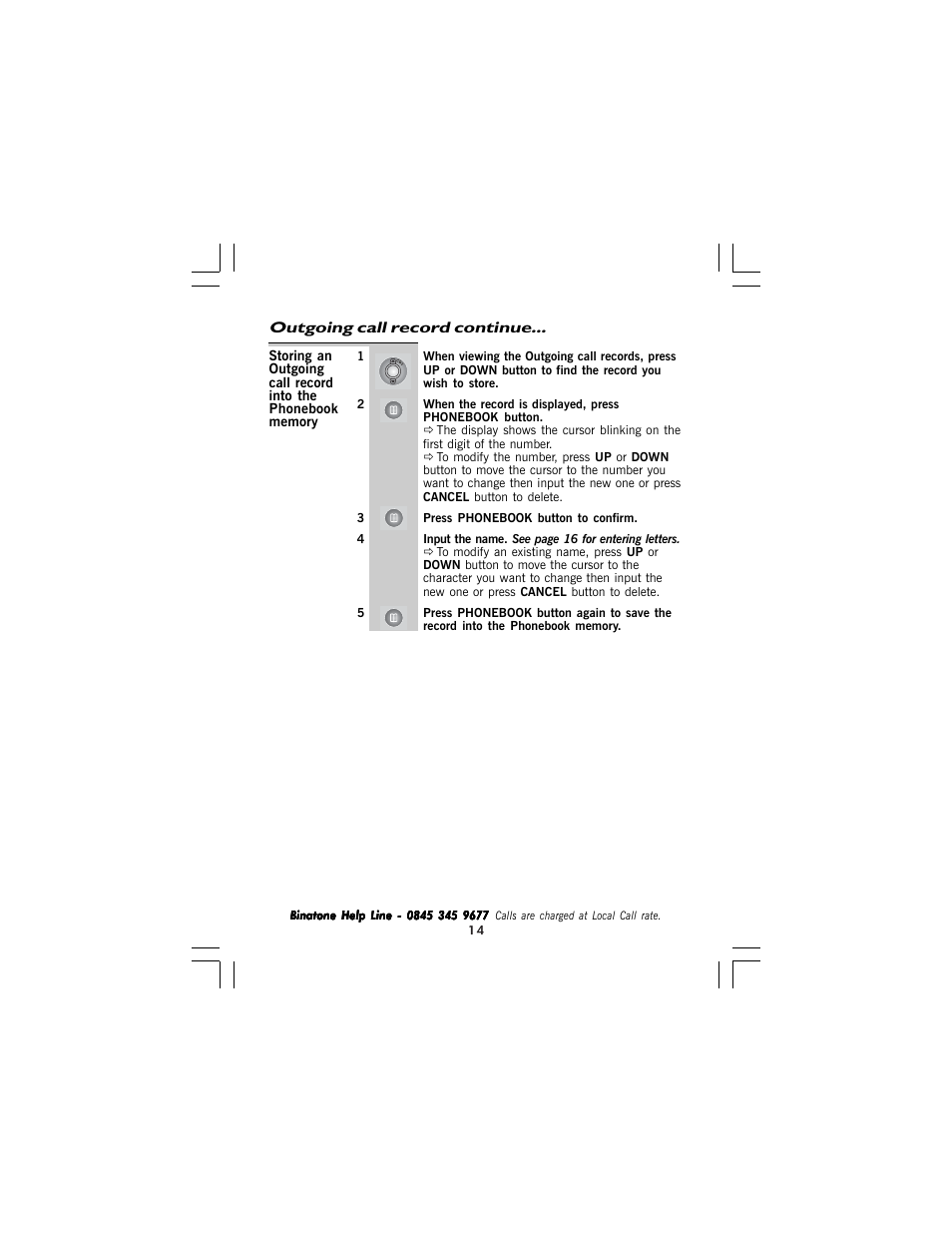 Binatone SPEAKEASY 5 User Manual | Page 14 / 28