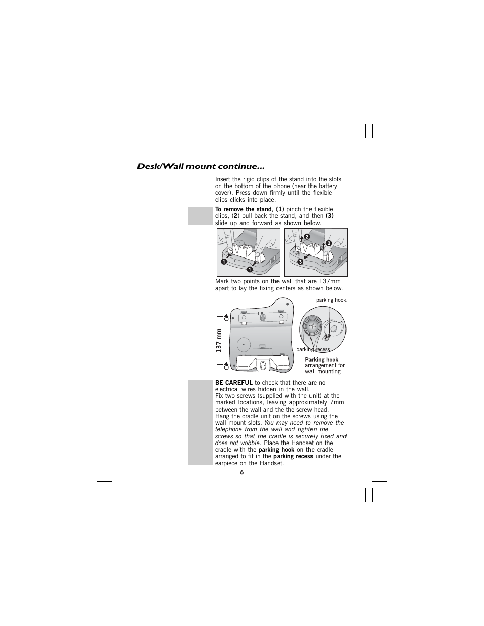 Binatone SPEAKEASY 5 User Manual | Page 6 / 28