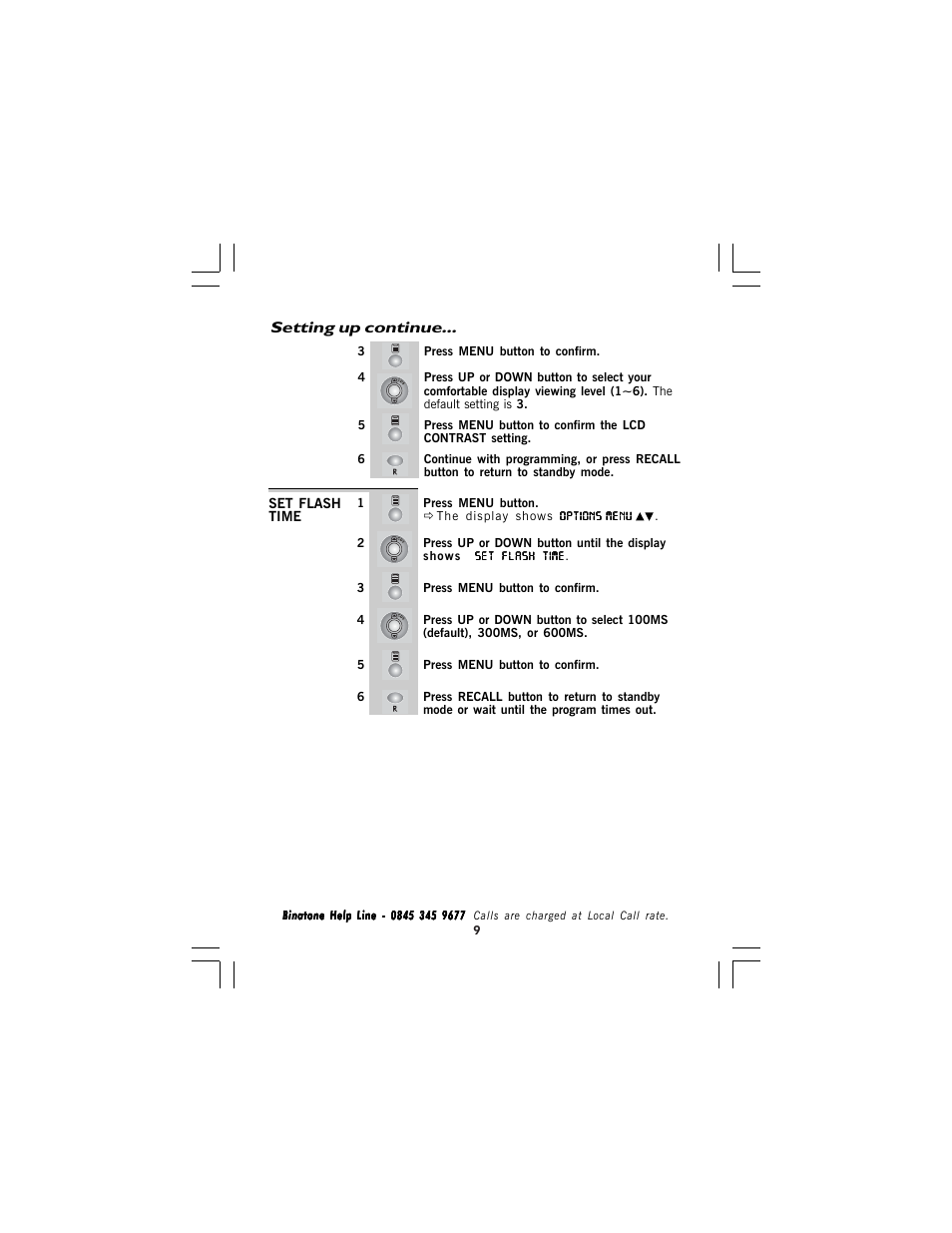 Binatone SPEAKEASY 5 User Manual | Page 9 / 28