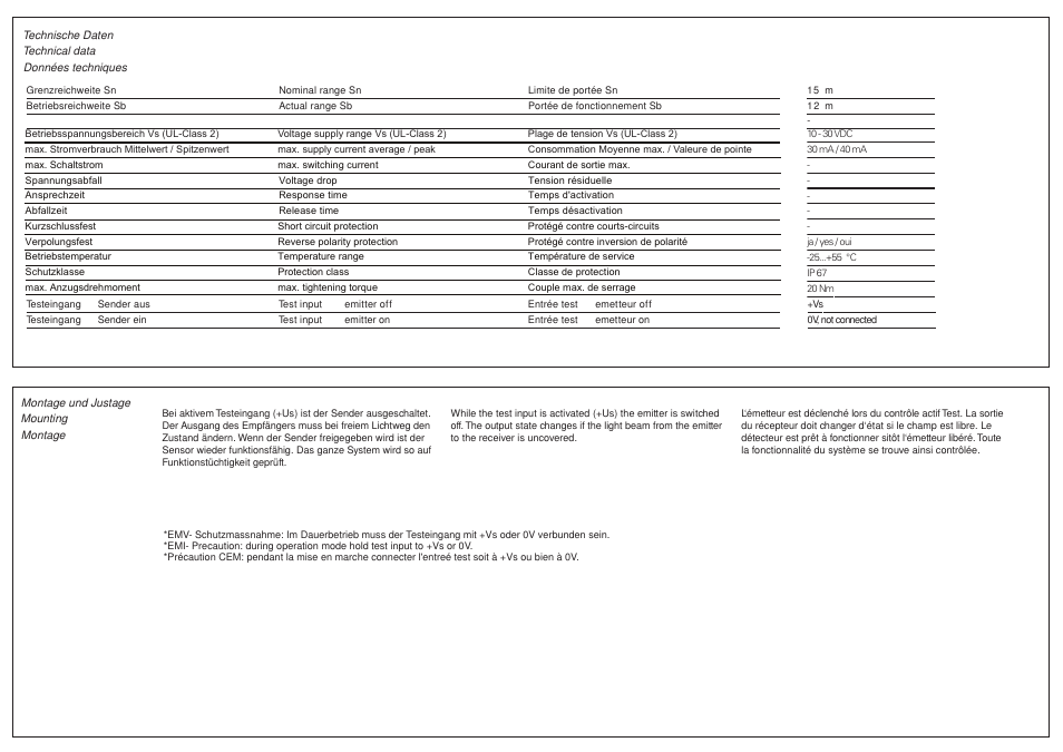 Baumer FSAM 18D9651 User Manual | Page 2 / 2