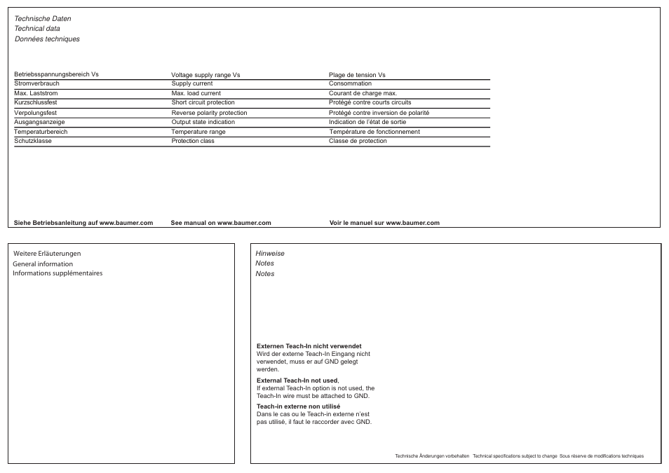 Baumer UNCK 09G8914/IO User Manual | Page 2 / 3