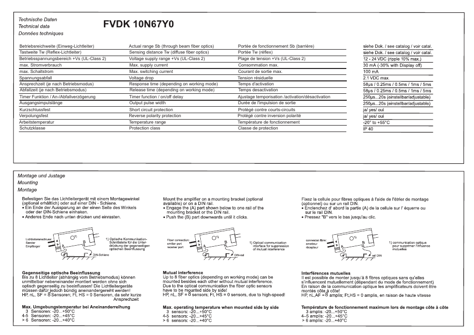 Baumer FVDK 10N67Y0 User Manual | Page 2 / 8