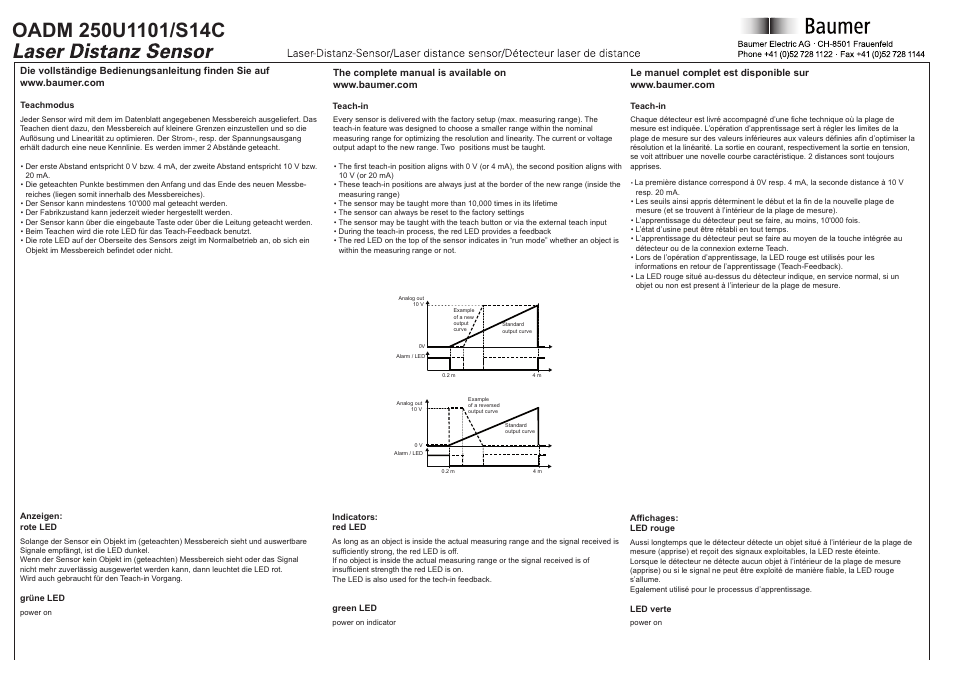 Baumer OADM 250U1101/S14C User Manual | Page 3 / 4