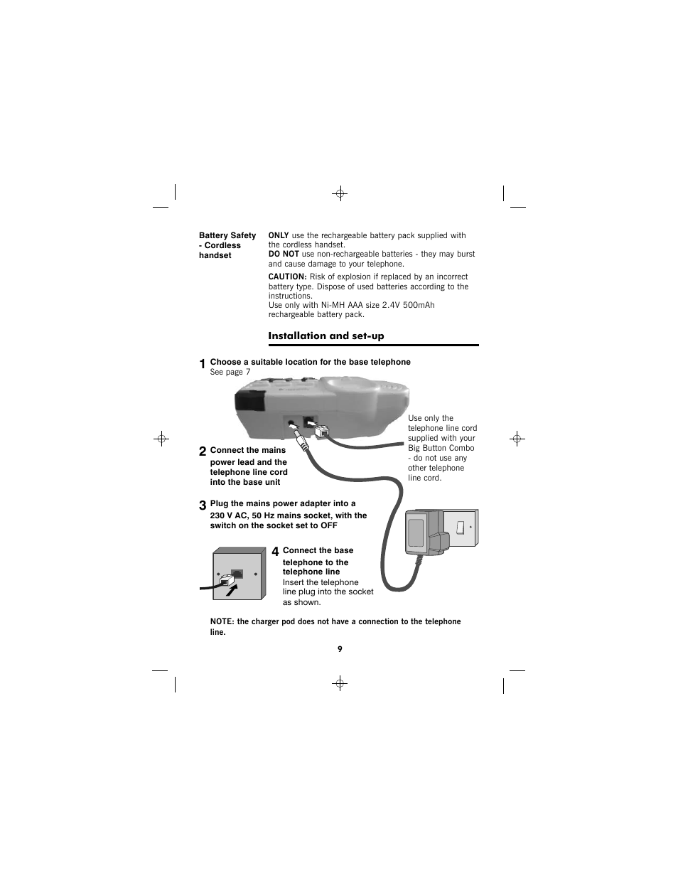 Binatone SC2050 User Manual | Page 10 / 39