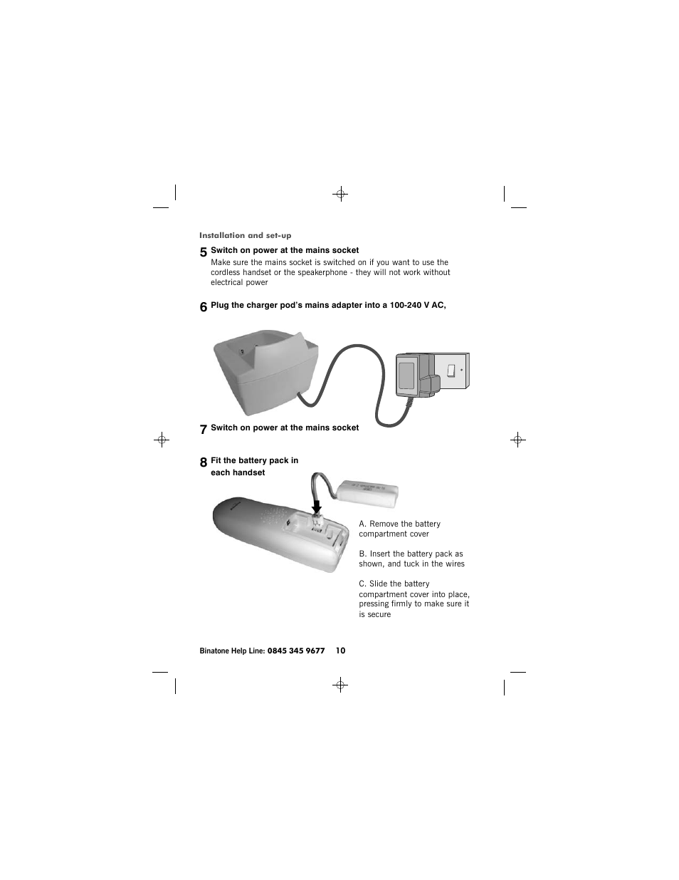 Binatone SC2050 User Manual | Page 11 / 39