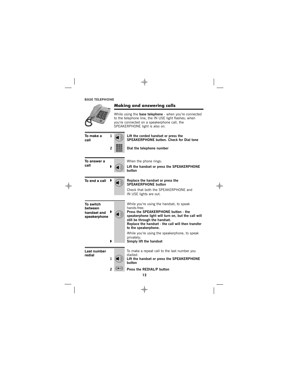 Binatone SC2050 User Manual | Page 13 / 39